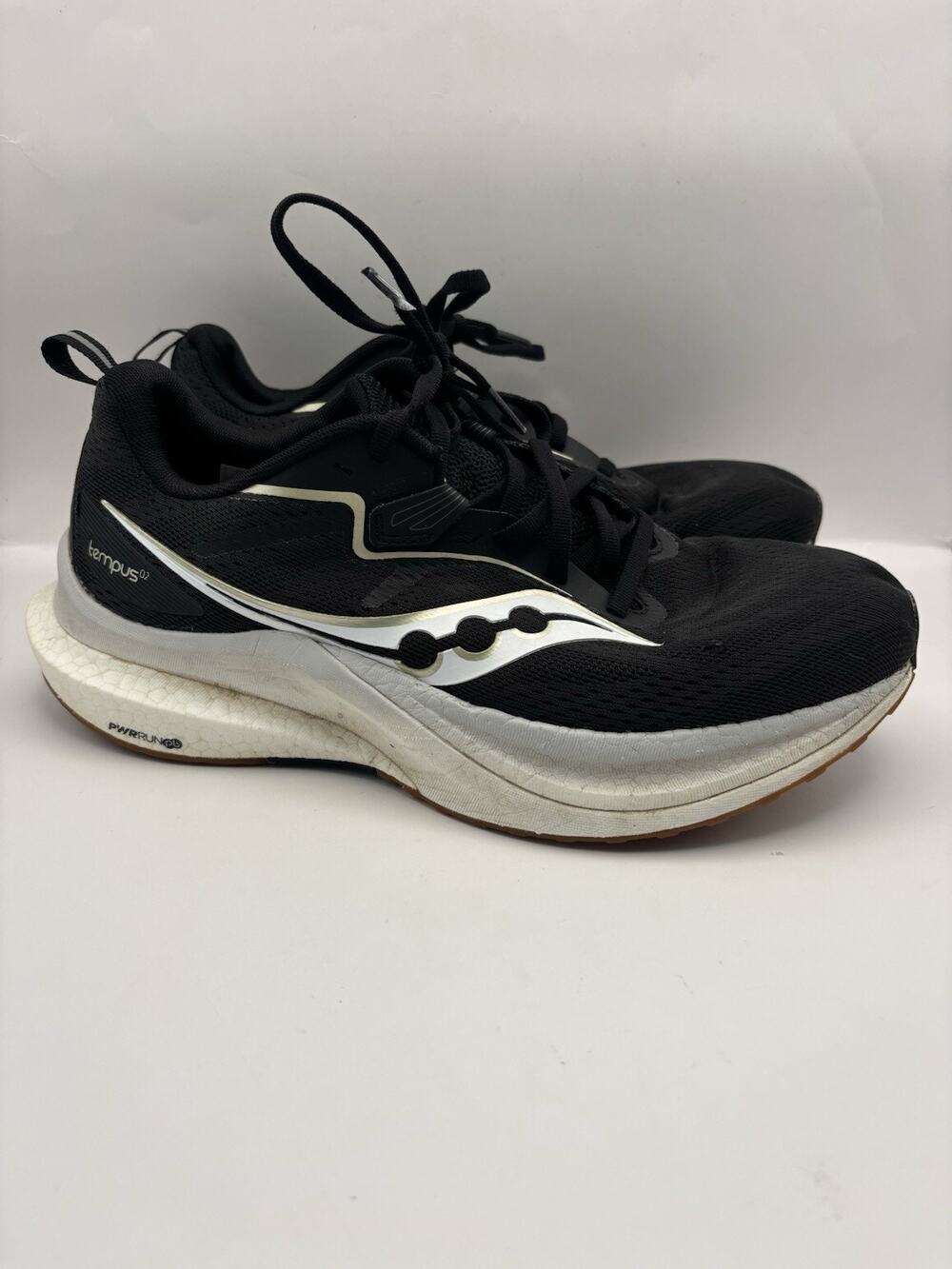 Saucony Tempus Black Running Sneakers Women Size 10.5